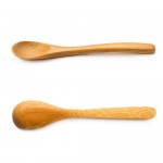 EB-LX039 small oval bamboo spoon baby spoon tablespoon