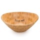 EB-LX040 large bamboo salad bowl fruit bowl